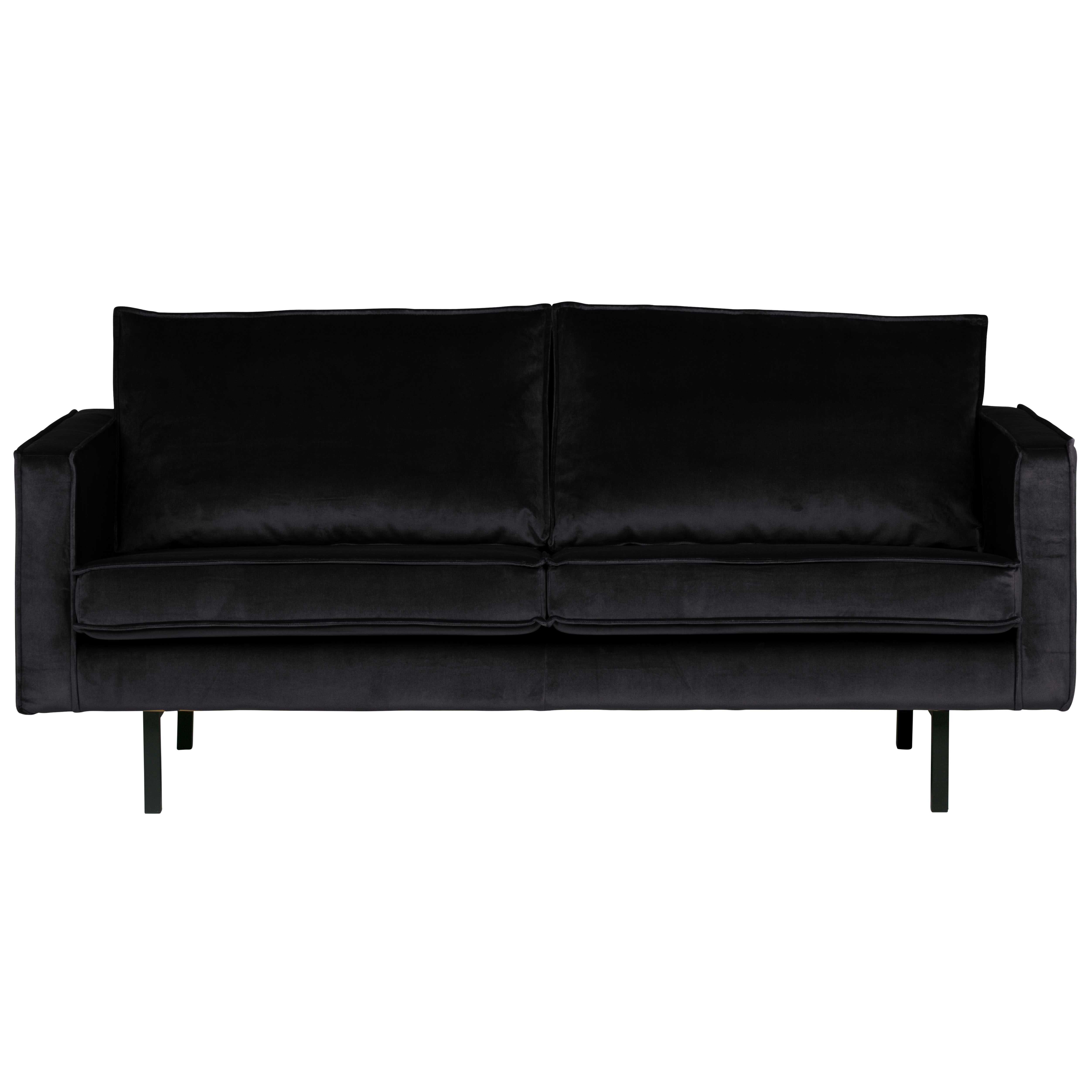 Bepurehome Rodeo Velvet Bank 25 Zits Zwart bepurehome kopen in de aanbieding