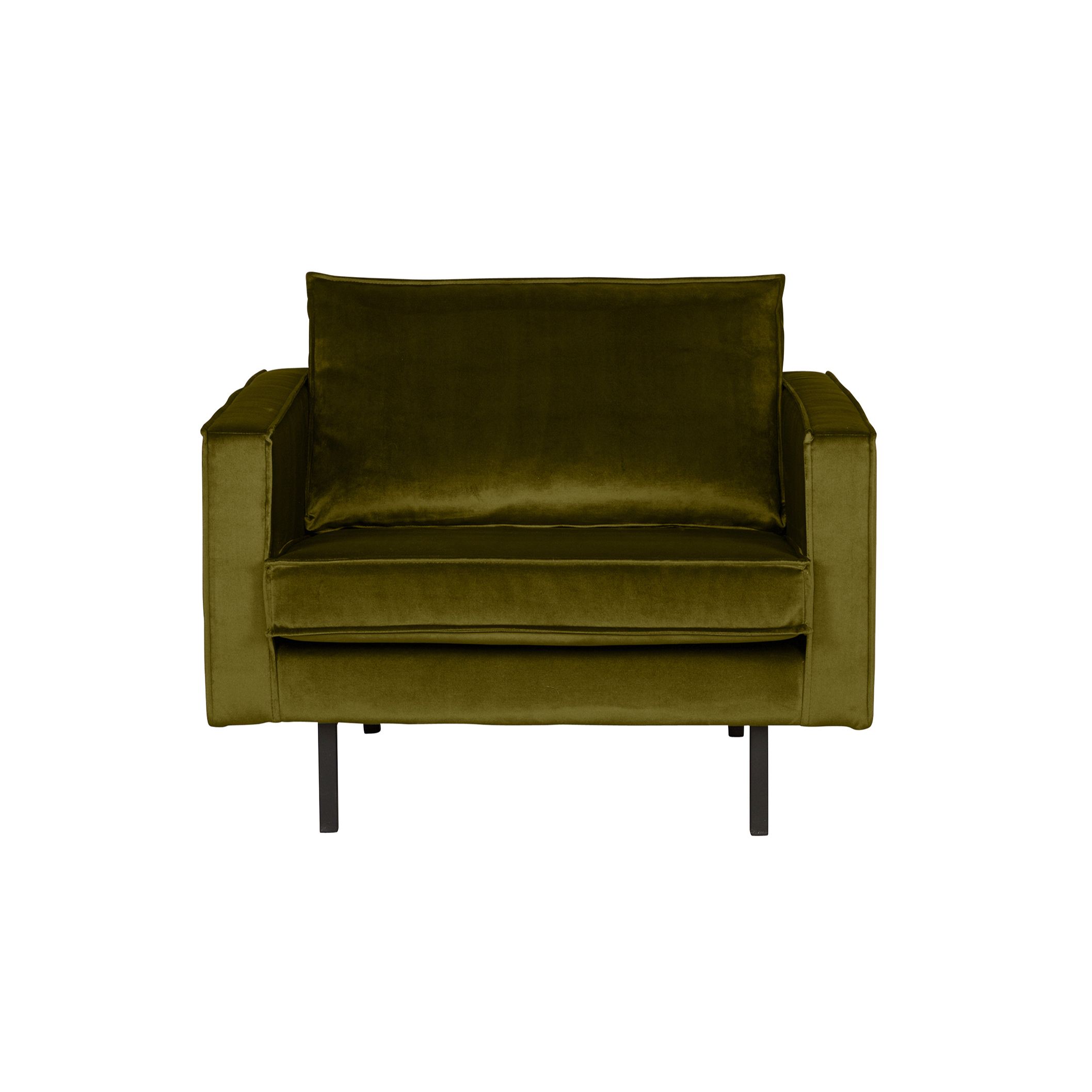 Bepurehome Rodeo Velvet Fauteuil Olijf bepurehome kopen in de aanbieding