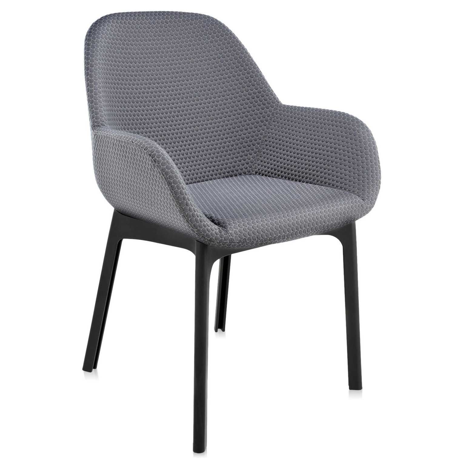 Kartell Clap Stoel Melange Grafiet Zwart Onderstel kartell kopen in de aanbieding