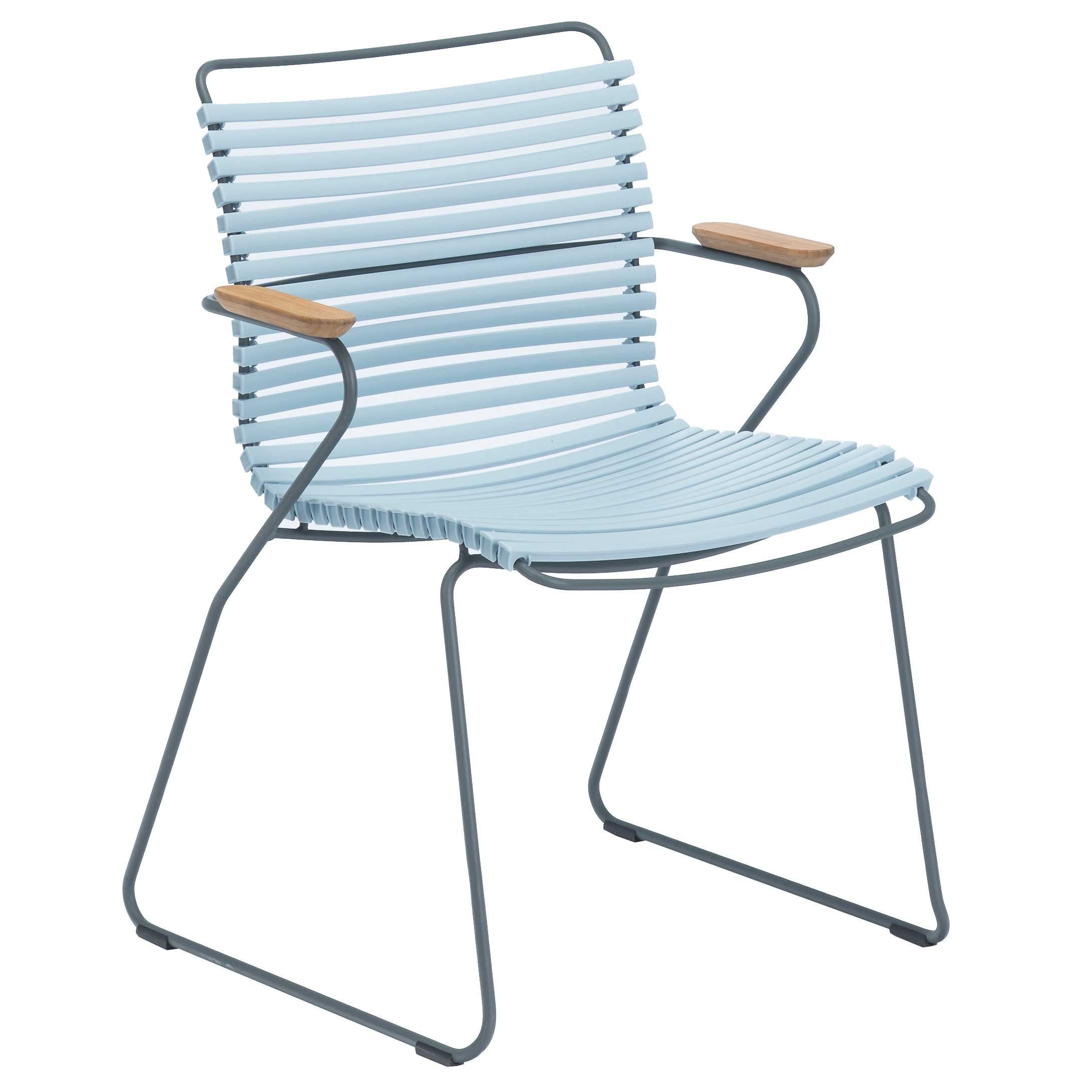 Houe Click Armchair Tuinstoel Dusty Light Blue houe kopen in de aanbieding