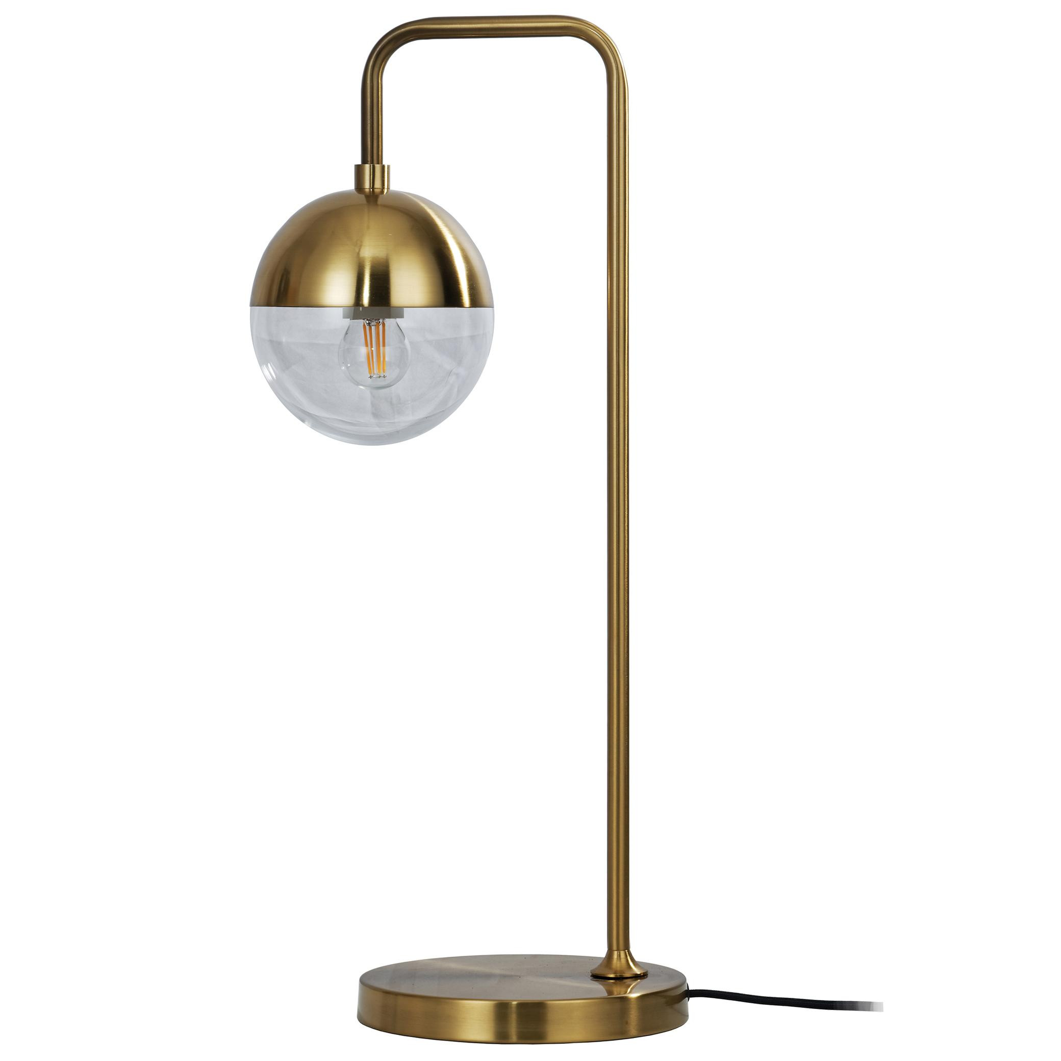 salon Aanvrager rand BePureHome Globular tafellamp antique brass | Flinders