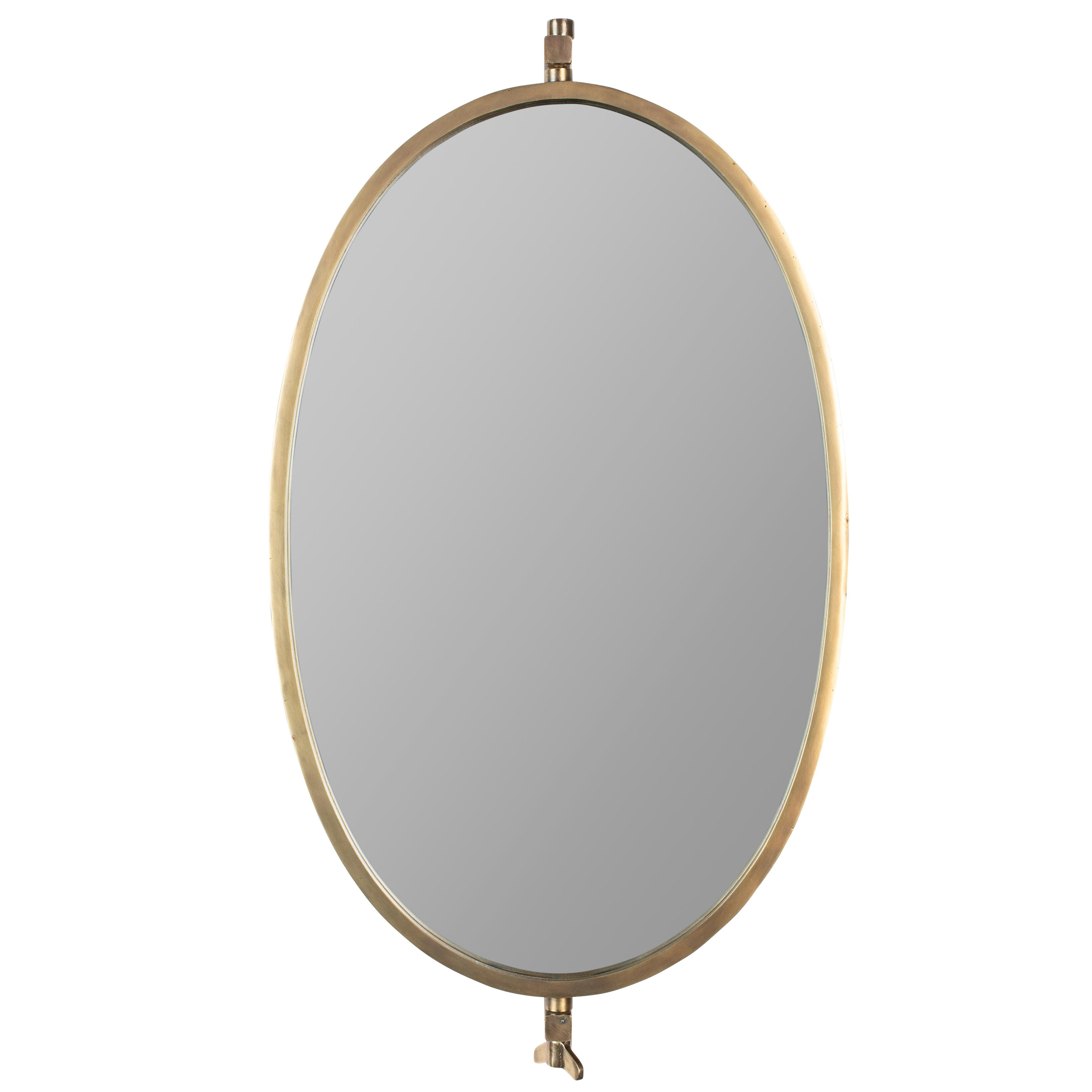 Livingstone Design Oval spiegel messing |