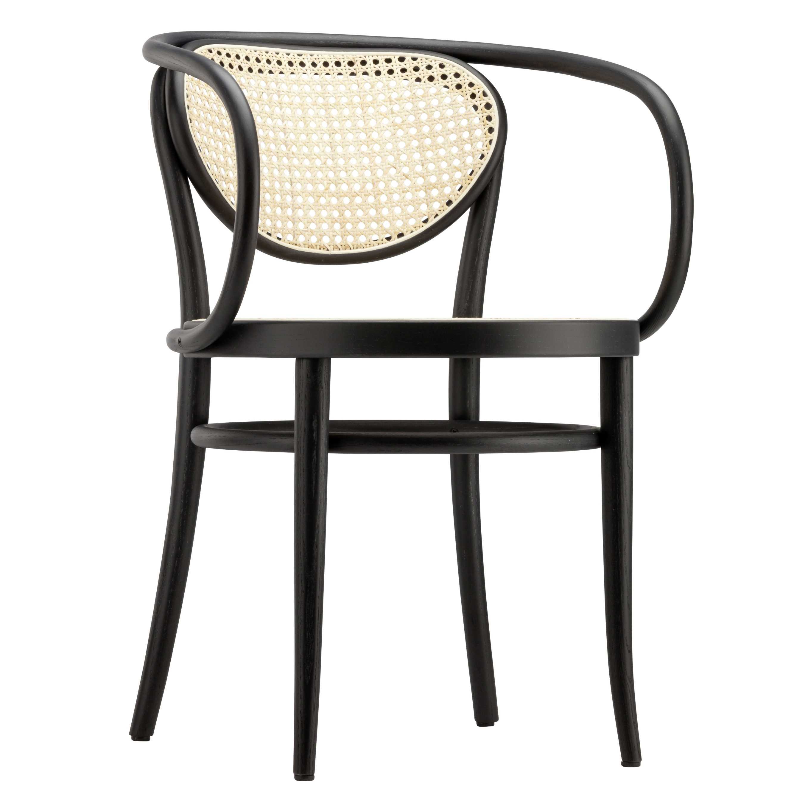 Opname congestie R Thonet 210 R stoel zwart | Flinders