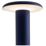 142 Takku tafellamp LED oplaadbaar anodized blue