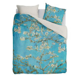 30893 Van Gogh Blossom dekbedovertrek 240x200/220 + 60x70 blauw