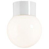 10923 Classic Globe plafond- en wandlamp retrofit Ø15 opaal wit