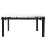 9620 Military table tafel 160x85 Zwart-wit