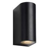 11440 Zora 2 wandlamp LED buiten IP44 rond zwart