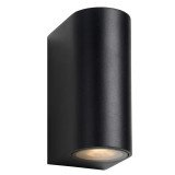 11440 Zora 2 wandlamp LED buiten IP44 rond zwart