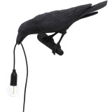 3569 Bird Looking wandlamp links buiten zwart