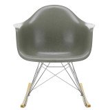 1860 Eames RAR Fiberglass schommelstoel esdoorn goud, raw umber