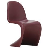 1860 Panton chair stoel (nieuwe zithoogte) bordeaux
