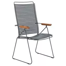 27971 Click Position tuinstoel Dark Grey