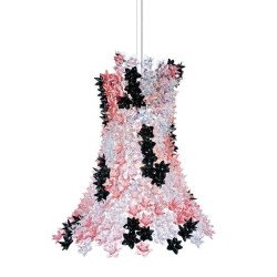 94 Bloom hanglamp roze-zwart