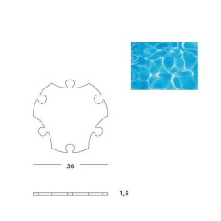1798 Puzzle Carpet speelgoed water (1 puzzelstuk)