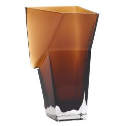 28066 Vase °8 Dunk by Bob Verhelst vaas Ø18,5 Brown