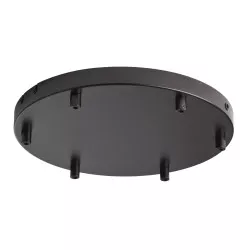 27938 Canopy plafondkap zwart voor 6 hanglampen