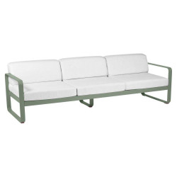 Fermob Bellevie 3 zits loungebank kussen wit Cactus