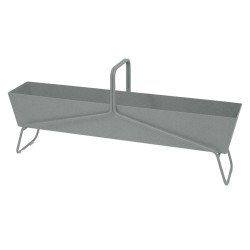 7981 Basket plantenbak long Lapilli Grey