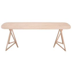 Gazzda Koza Tafel hout 220x90 whitewash