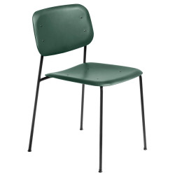 1862 Soft Edge P10 stoel zwart gepoedercoat onderst Hunter