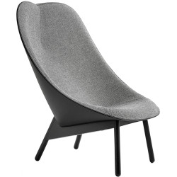 Hay Uchiwa fauteuil zwart eiken hallingdal 166 sierra SI1001