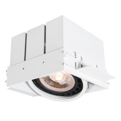 Lucide Trimless 1 inbouwspot large wit