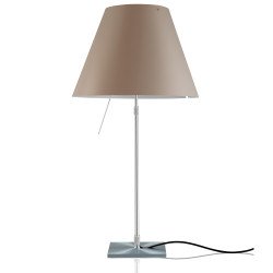 2159 Costanza tafellamp telescopisch met schakelaar aluminium/Shaded Stone