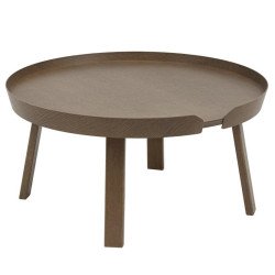 152 Around Coffee salontafel large 72 stained dark brown