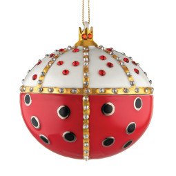 Re Coccinello kerstbal ornament