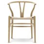 CH24 Wishbone stoel Classic Natural gelakt eiken