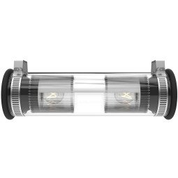 In The Tube 100-350 wandlamp zilver