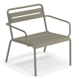 Star aluminium fauteuil grijs/groen