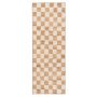 Check Runner vloerkleed 70x180 wol jute Off-white/Natural