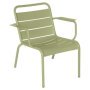 Luxembourg lounge fauteuil met armleuning Willow green