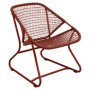 Sixties fauteuil Red ochre