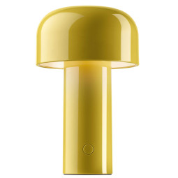 Bellhop tafellamp LED oplaadbaar geel