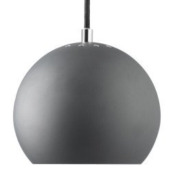 Ball hanglamp 18 mat grijs