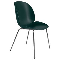 2826 Beetle stoel met zwart chroom onderstel green