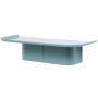 Korpus Shelf wandplank 4 haken sea