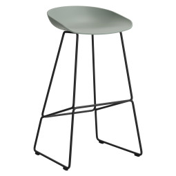 1862 AAS38 barkruk 75cm zwart onderstel Fall Green