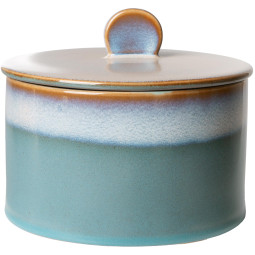 70's Ceramic koektrommel voorraadpot cookie jar dusk