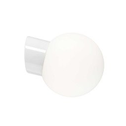 Classic Globe wandlamp porselein wit IP54 180mm 