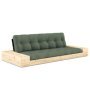 Base slaapbank zwart, Olive Green