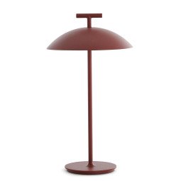 94 Mini Geen-A tafellamp oplaadbaar LED brick red