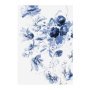 Royal Blue Flowers III behang (4 banen)