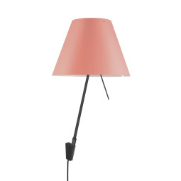 2159 Costanzina wandlamp zwart/Edgy Pink