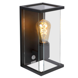 11440 Claire wandlamp buiten IP54 met bewegingssensor zwart