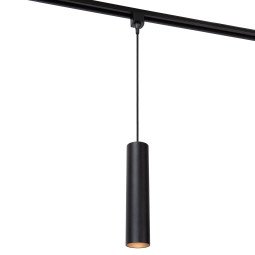 Track Floris 1-fase rail hanglamp zwart