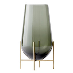 2467 Échasse vaas medium Smoke / Brushed Brass